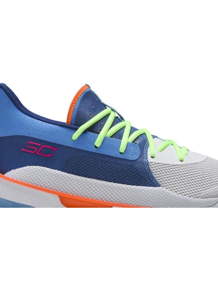 Кроссовки Under Armour Curry 7 Super Soaker — изображение 2 из 8, синий