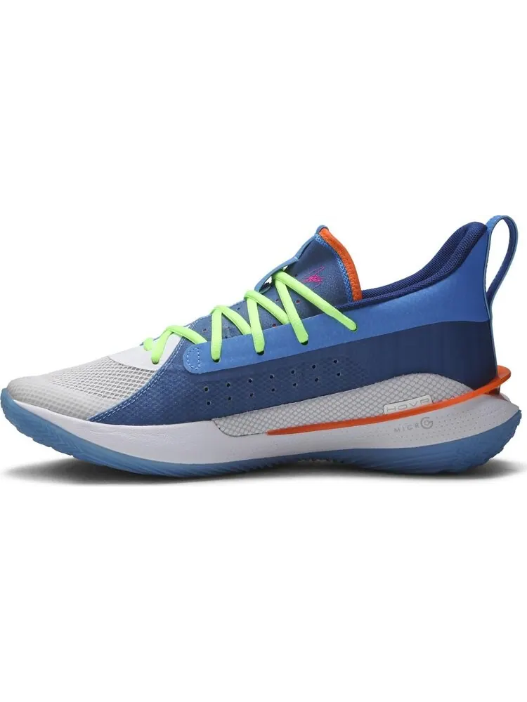 Кроссовки Under Armour Curry 7 Super Soaker — изображение 3 из 8, синий