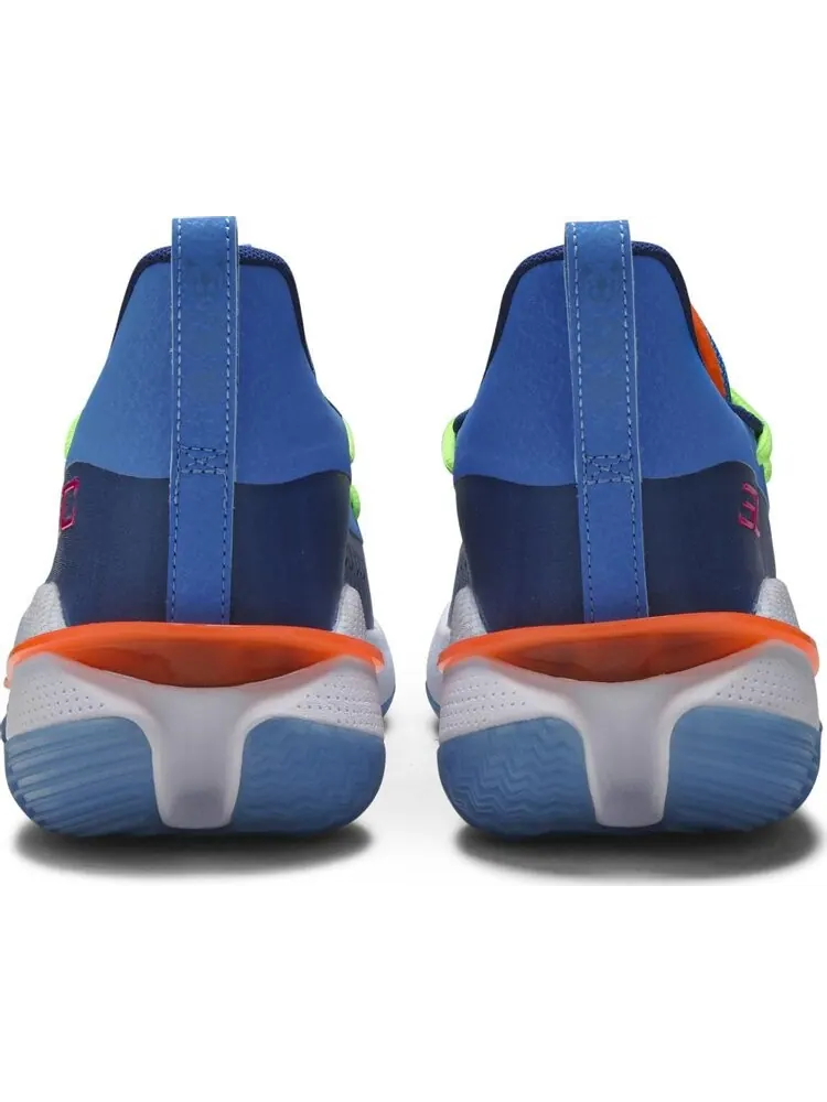 Кроссовки Under Armour Curry 7 Super Soaker — изображение 6 из 8, синий