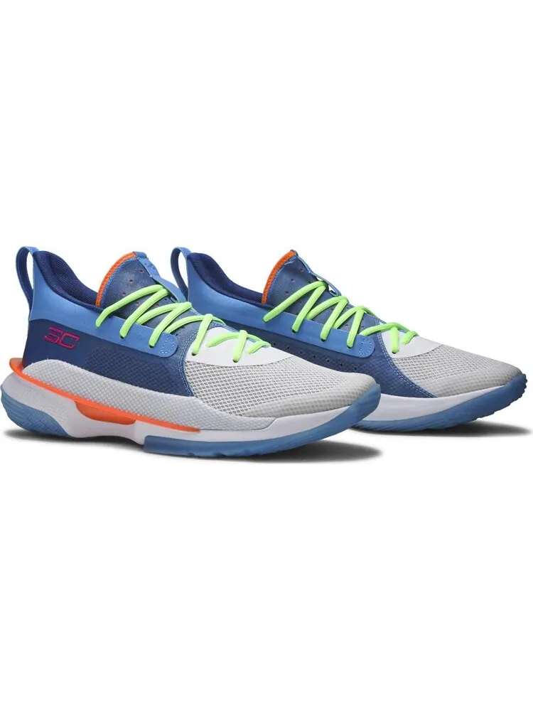 Кроссовки Under Armour Curry 7 Super Soaker — изображение 8 из 8, синий