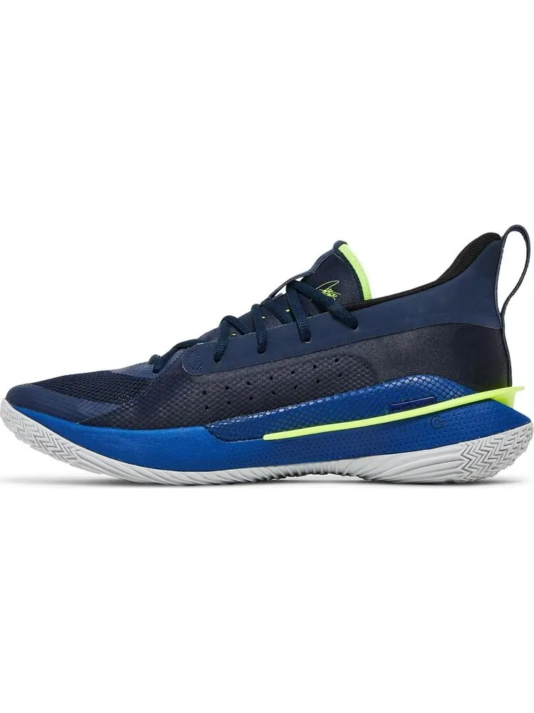 Кроссовки Under Armour Curry 7 Dub Nation — изображение 3 из 8, синий