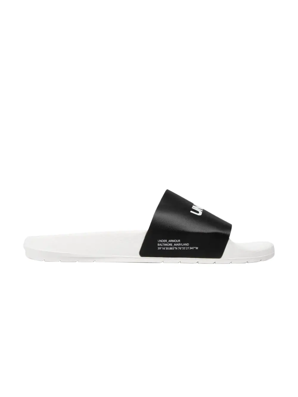 Кроссовки Core Remix Slides Under Armour — изображение 1 из 1, белый/черный