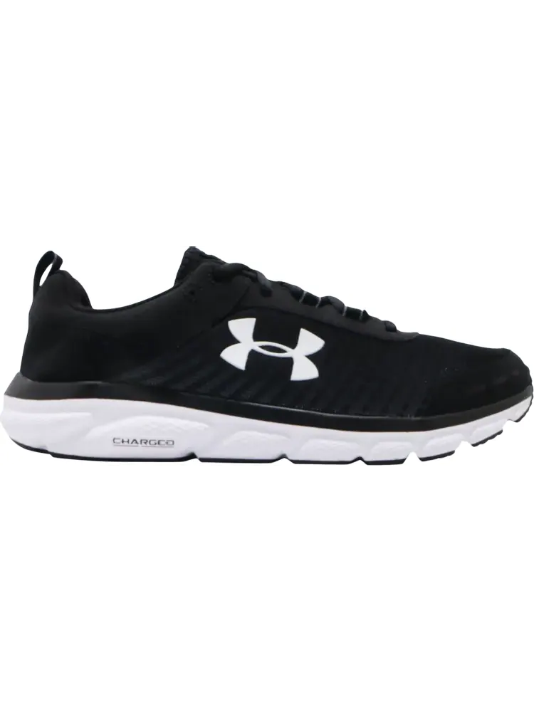 Кроссовки Under Armour Charged Assert 8 Black White — изображение 1 из 1, черный