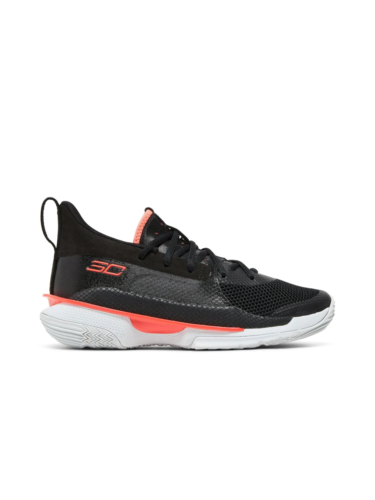 Кроссовки Curry 7 Big Kids Under Armour — изображение 1 из 8, красный/черный