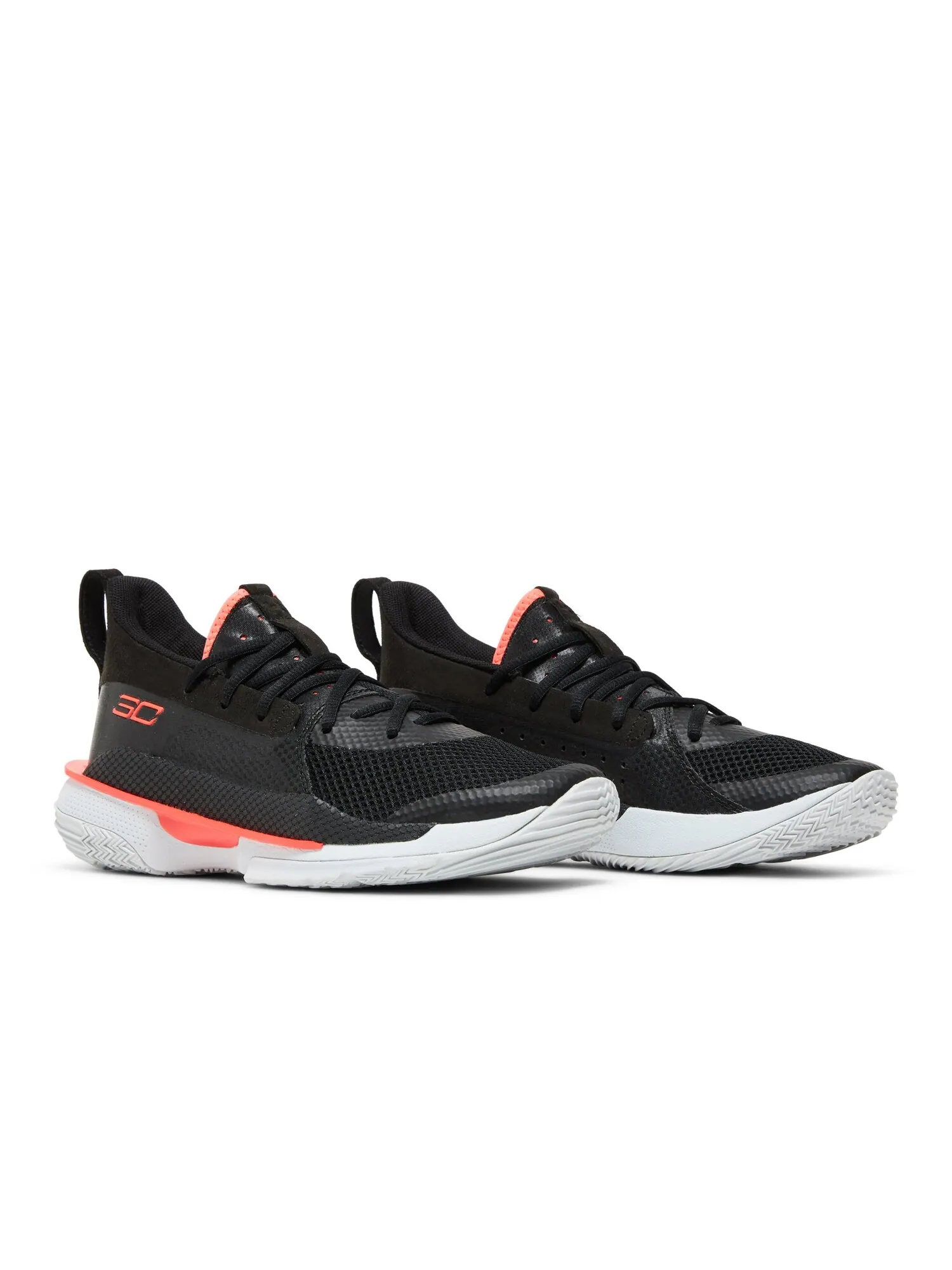 Кроссовки Curry 7 Big Kids Under Armour — изображение 8 из 8, красный/черный