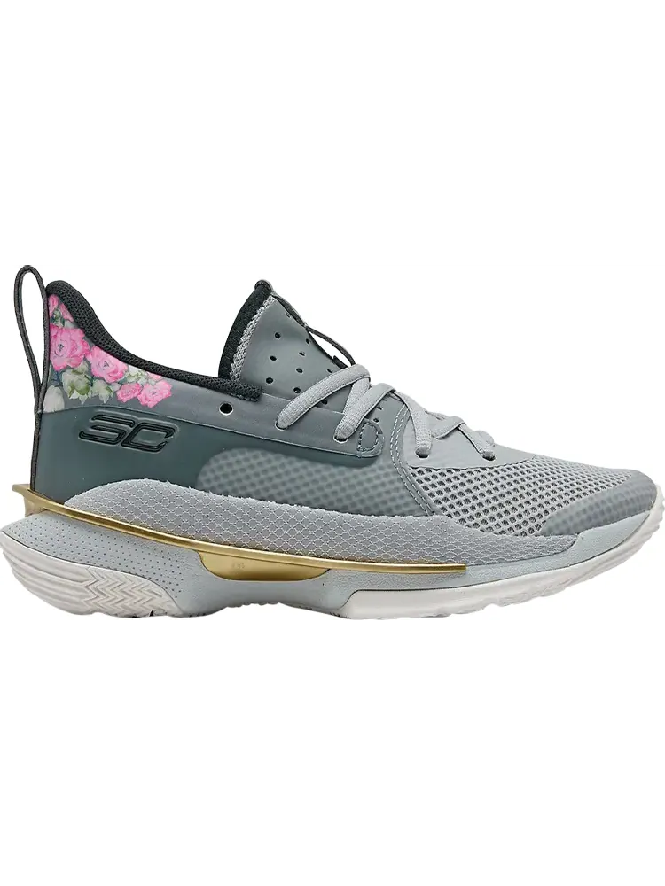 Кроссовки Under Armour Curry 7 Big Kids Chinese New Year — изображение 1 из 1, серый