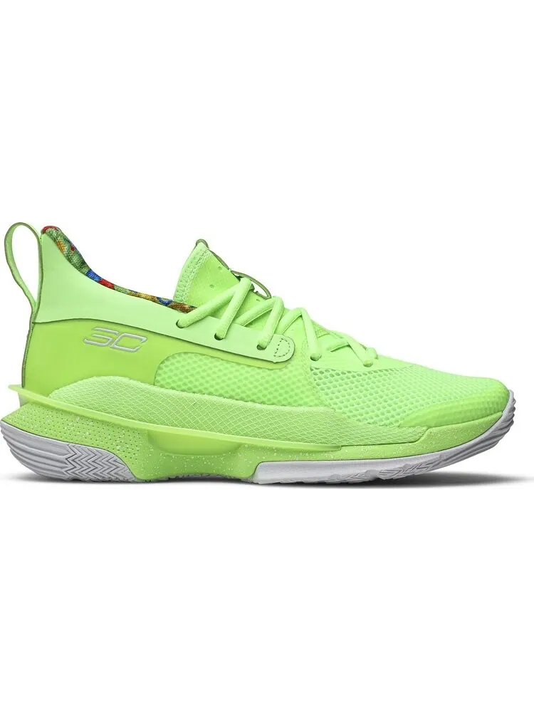 Кроссовки Under Armour Sour Patch Kids x Curry 7 GS Lime — изображение 1 из 8, зеленый