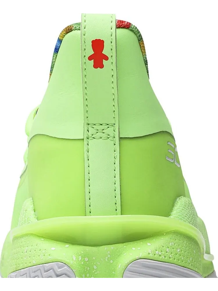 Кроссовки Under Armour Sour Patch Kids x Curry 7 GS Lime — изображение 7 из 8, зеленый