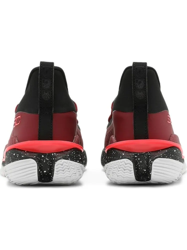 Кроссовки Under Armour Curry 7 GS Red Cordova — изображение 6 из 8, красный