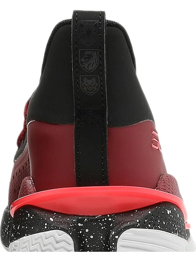 Кроссовки Under Armour Curry 7 GS Red Cordova — изображение 7 из 8, красный