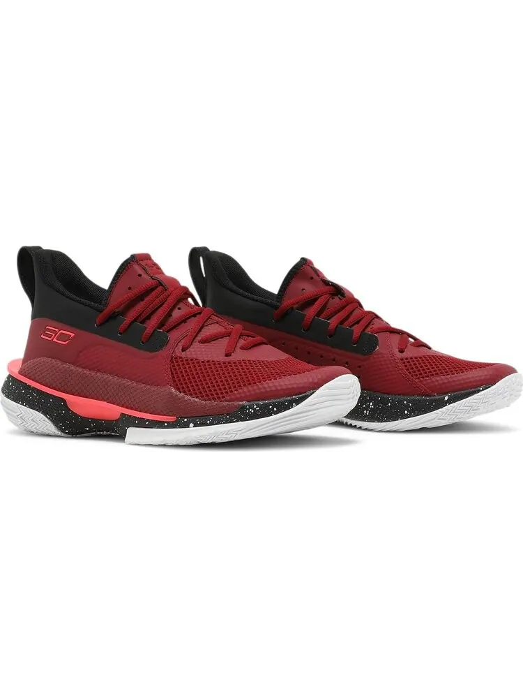 Кроссовки Under Armour Curry 7 GS Red Cordova — изображение 8 из 8, красный