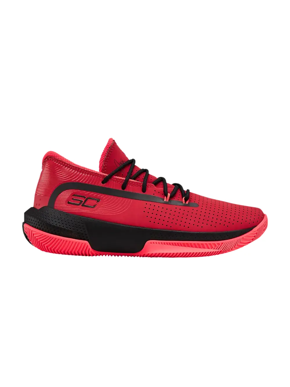 Кроссовки Curry 3Zer0 3 GS Under Armour — изображение 1 из 1, красный