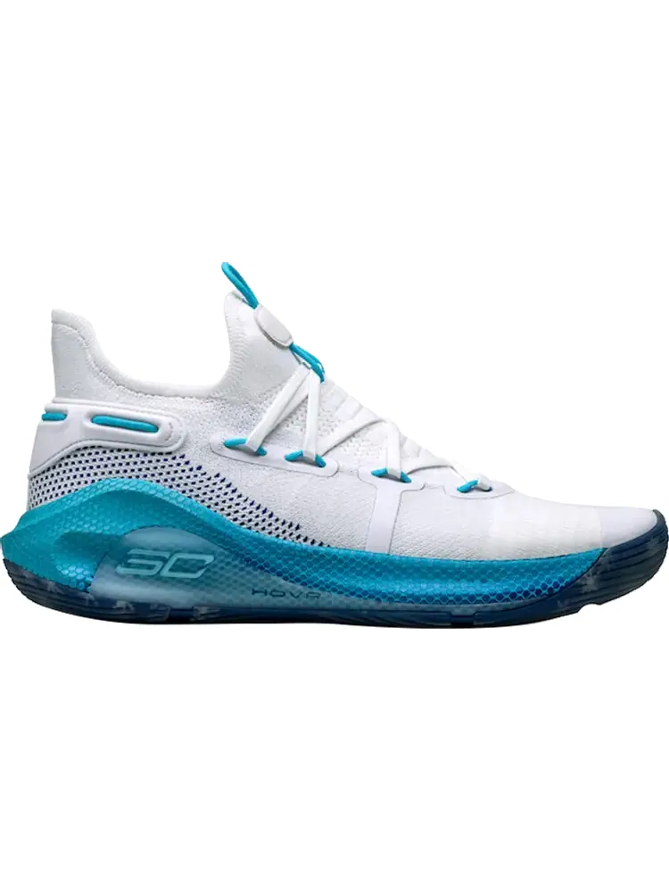 Кроссовки Under Armour Curry 6 Christmas In The Town — изображение 1 из 1, белый