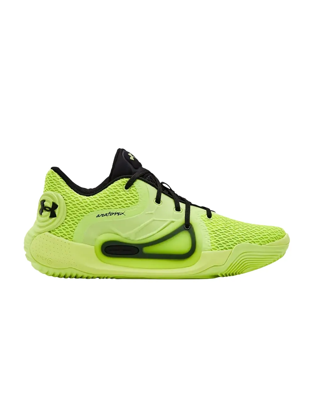 Кроссовки Anatomix Spawn 2 Under Armour — изображение 1 из 1, неоновый желтый/черный