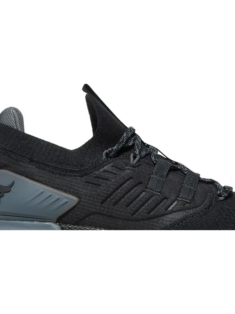 Кроссовки Under Armour Project Rock 3 Black Pitch Grey — изображение 2 из 8, черный