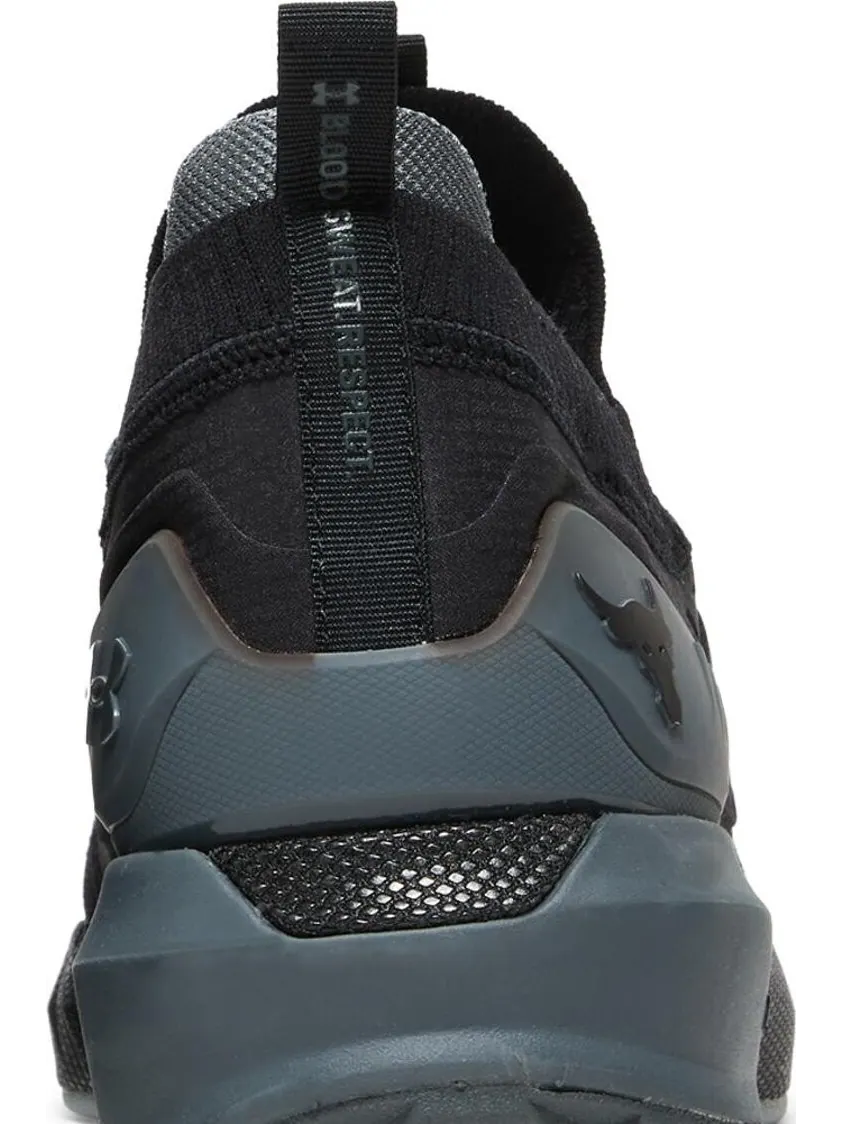Кроссовки Under Armour Project Rock 3 Black Pitch Grey — изображение 7 из 8, черный