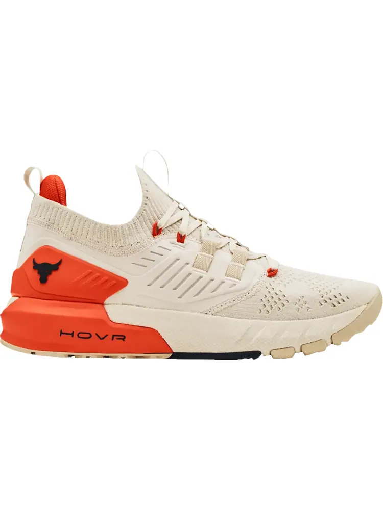 Кроссовки Under Armour Project Rock 3 Summit White Rogue Orange — изображение 1 из 1, белый