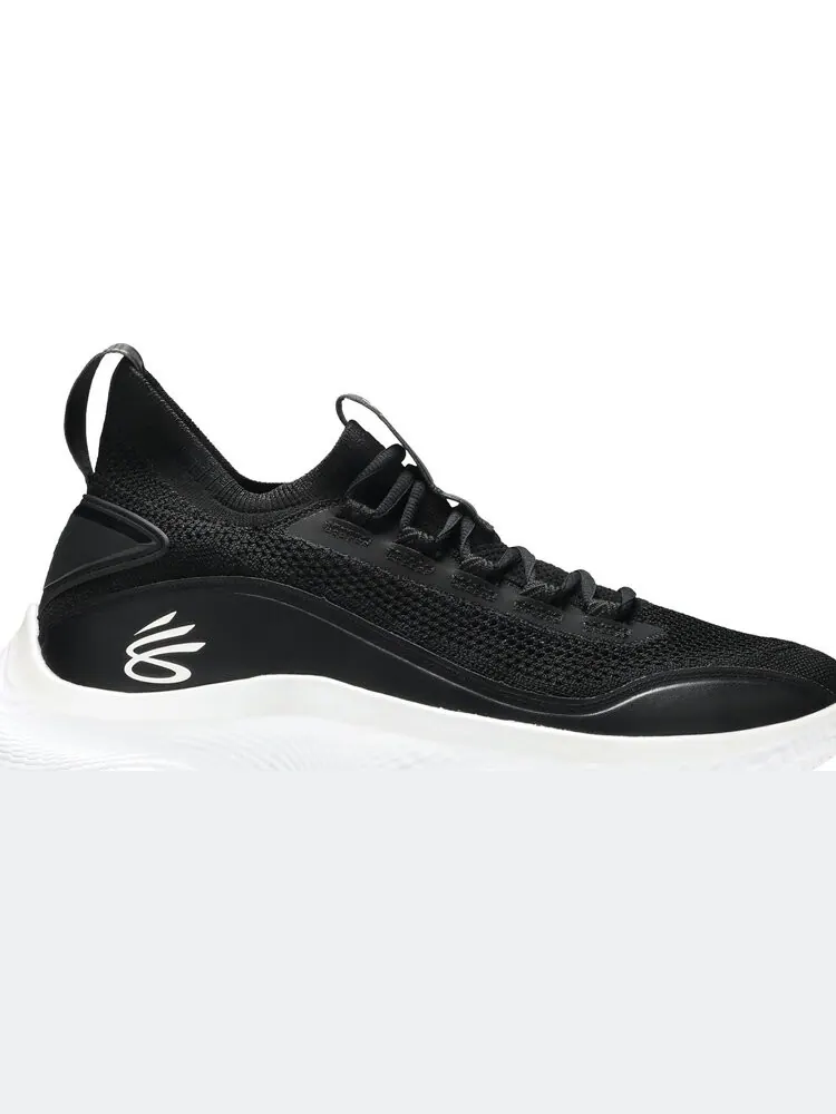 Кроссовки Curry Flow 8 Black White — изображение 2 из 8, черный