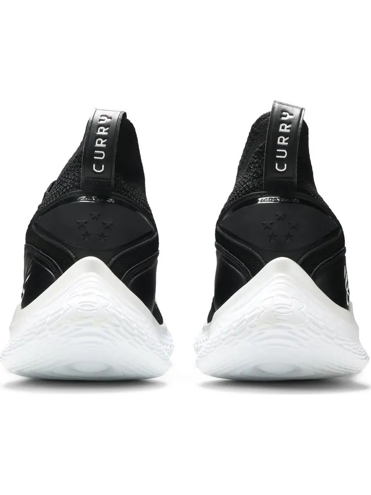 Кроссовки Curry Flow 8 Black White — изображение 6 из 8, черный