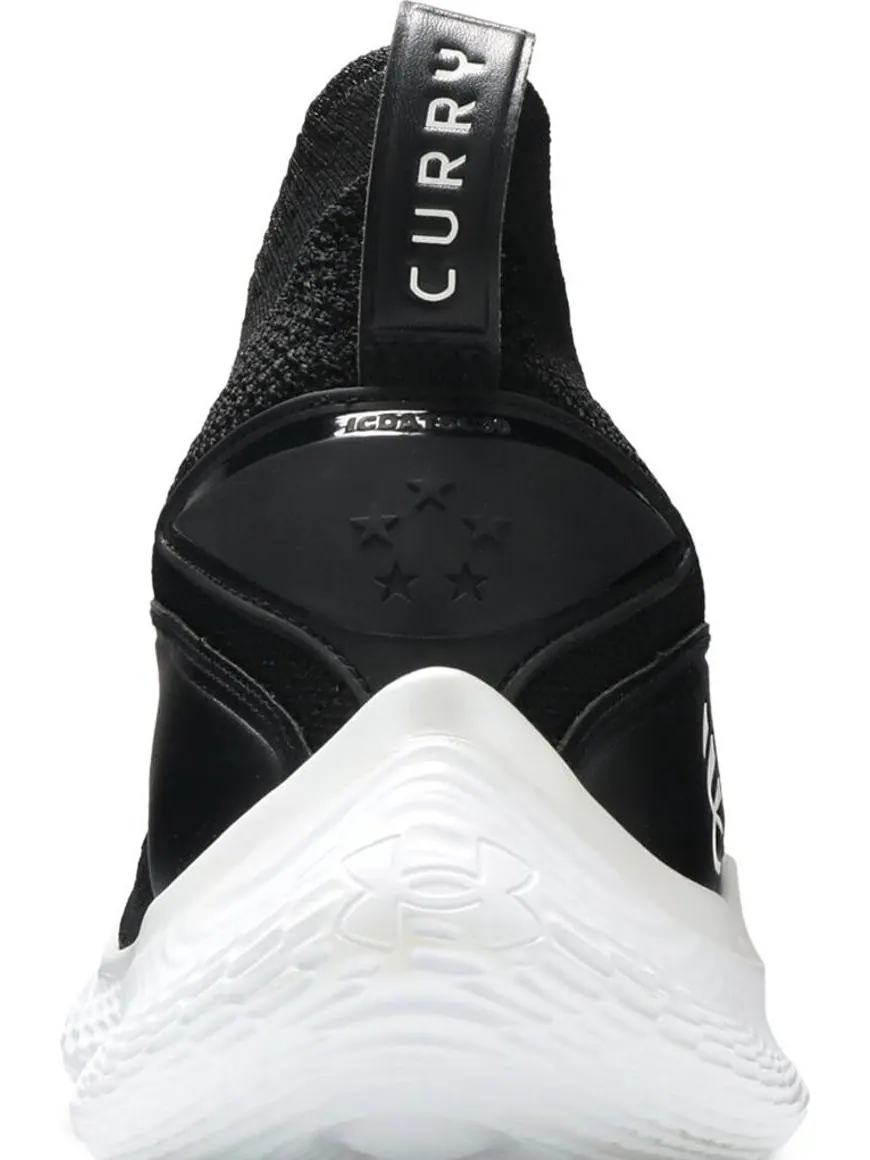 Кроссовки Curry Flow 8 Black White — изображение 7 из 8, черный