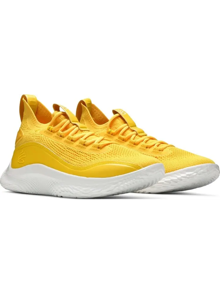 Кроссовки Curry Flow 8 Smooth Butter Flow — изображение 8 из 8, желтый
