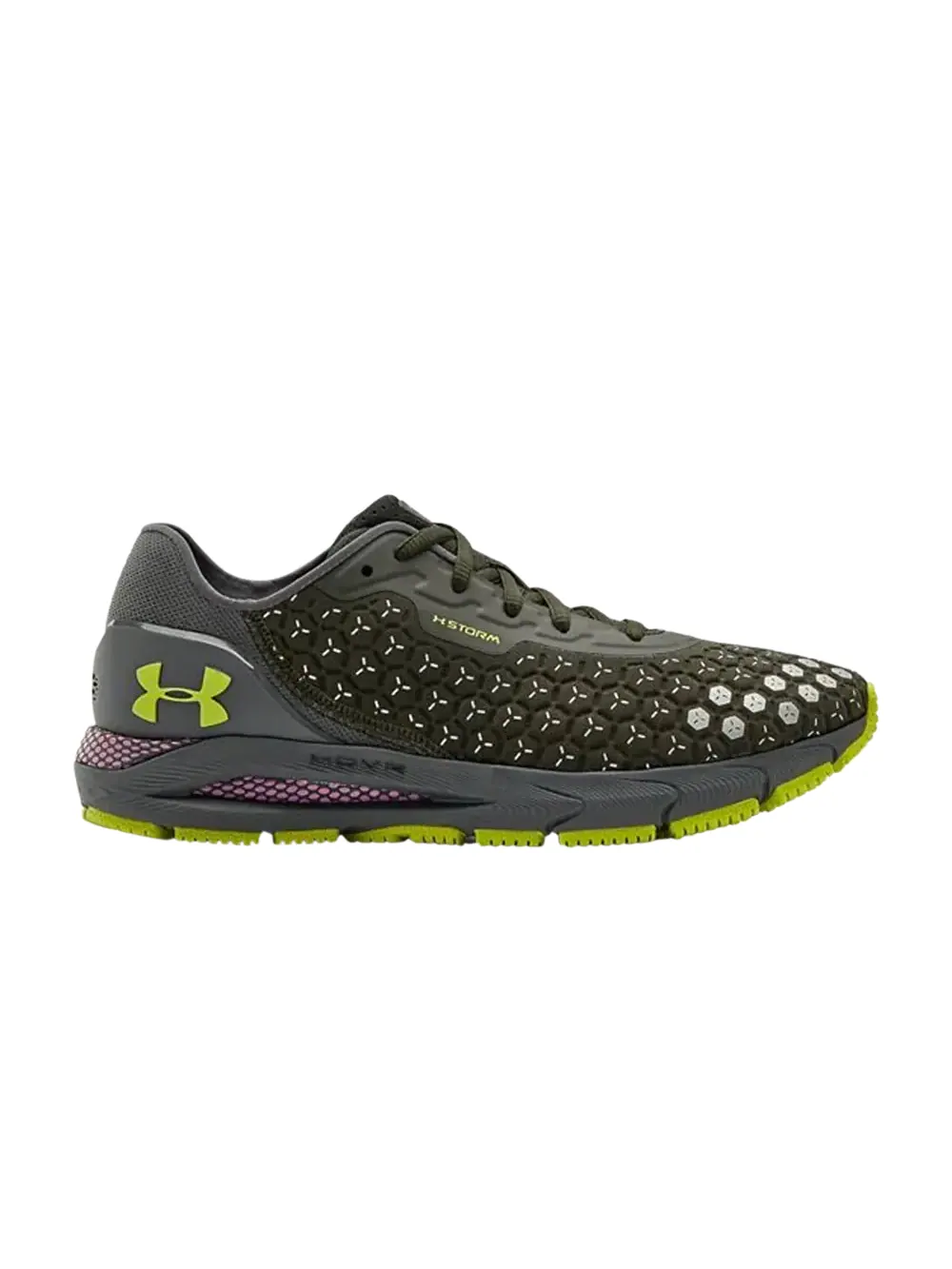 Кроссовки Wmns HOVR Sonic 3 Storm Under Armour — изображение 1 из 1, зеленый/зеленый/зеленый