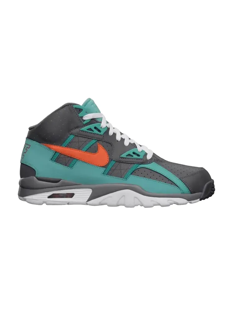 Кроссовки Nike Air Trainer SC High 'Miami Dolphins' — изображение 1 из 1, темный серый/оранжевый