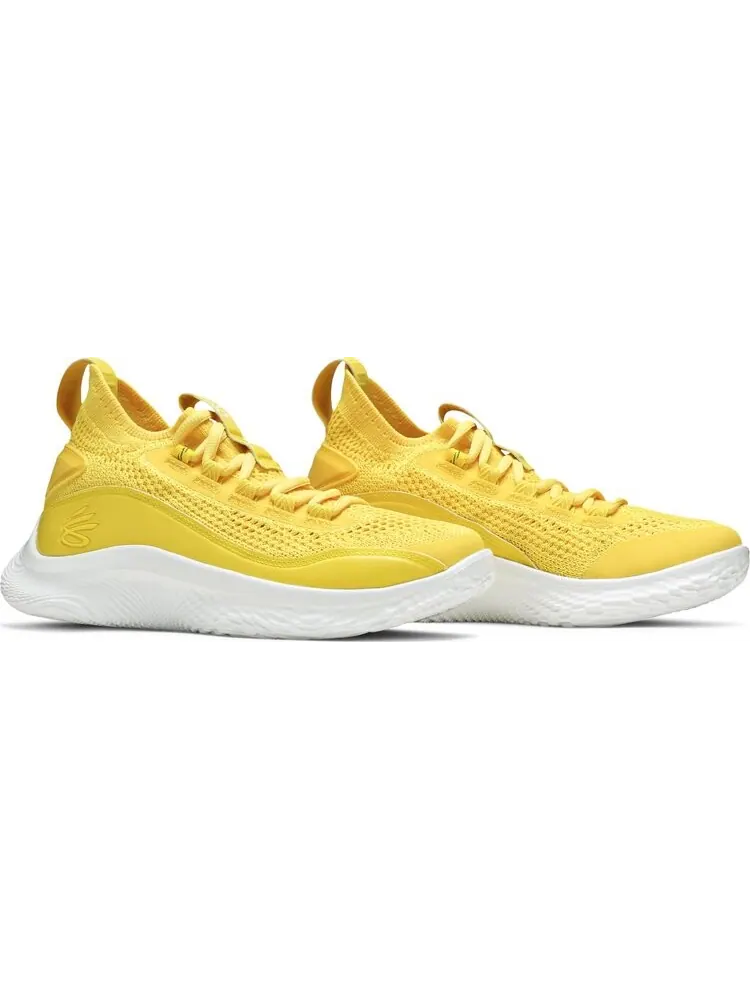 Кроссовки Curry Flow 8 GS Smooth Butter Flow — изображение 8 из 8, желтый