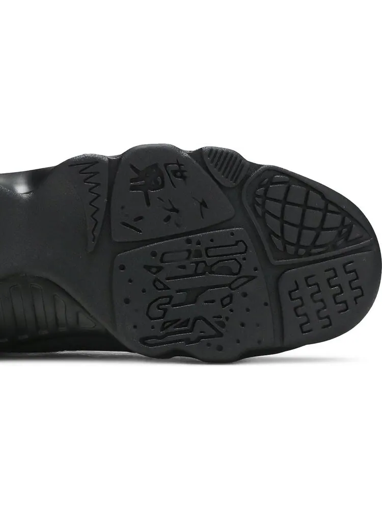 Кроссовки Air Jordan 9 Retro GS Dark Charcoal University Gold — изображение 5 из 8, серый