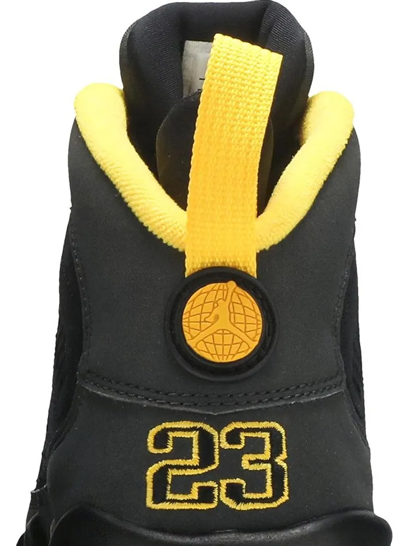 Кроссовки Air Jordan 9 Retro GS Dark Charcoal University Gold — изображение 7 из 8, серый