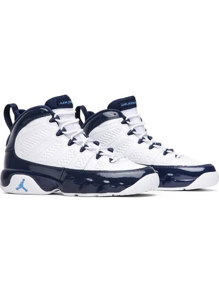 Кроссовки Air Jordan 9 Retro GS UNC — изображение 8 из 8, синий