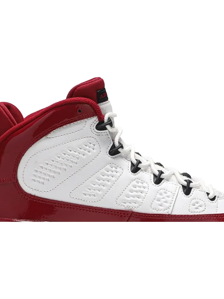 Кроссовки Air Jordan 9 Retro BG Gym Red — изображение 2 из 8, белый