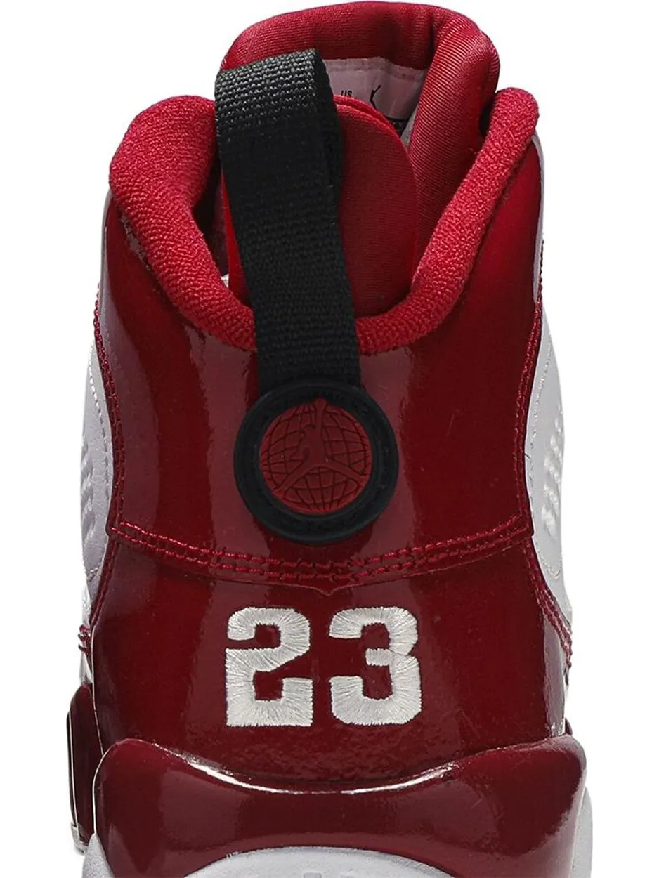 Кроссовки Air Jordan 9 Retro BG Gym Red — изображение 7 из 8, белый