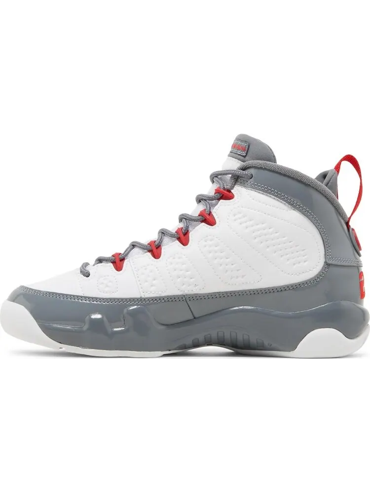 Кроссовки Air Jordan 9 Retro GS Fire Red — изображение 3 из 8, серый