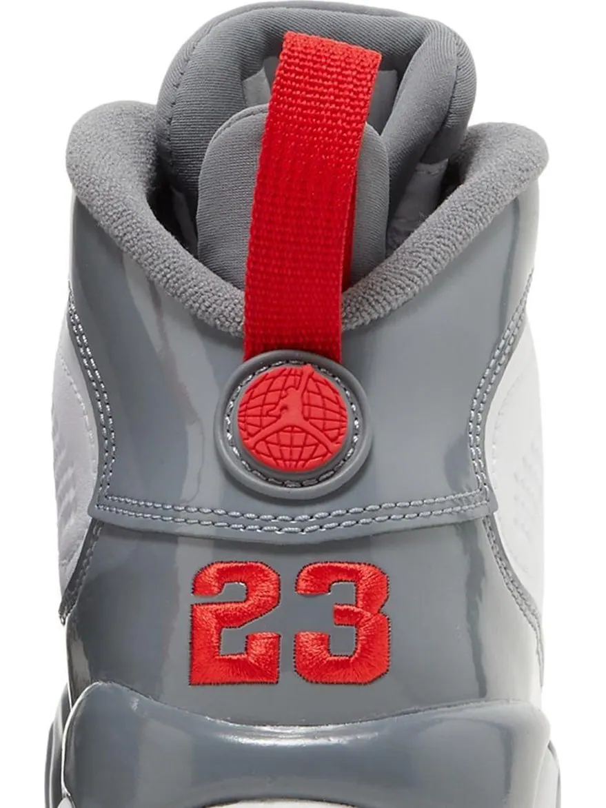 Кроссовки Air Jordan 9 Retro GS Fire Red — изображение 7 из 8, серый