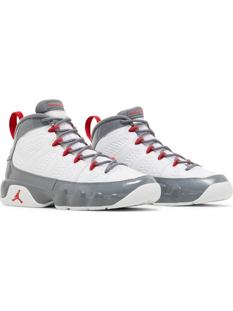 Кроссовки Air Jordan 9 Retro GS Fire Red — изображение 8 из 8, серый