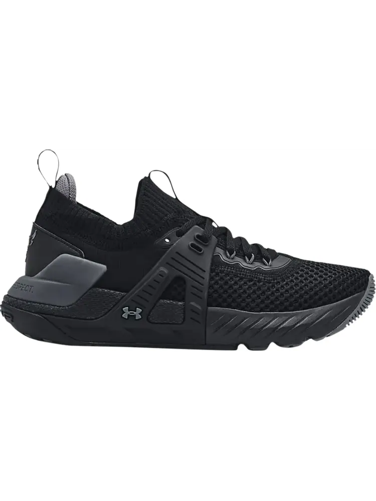 Кроссовки Under Armour Wmns Project Rock 4 Black Pitch Grey — изображение 1 из 1, черный