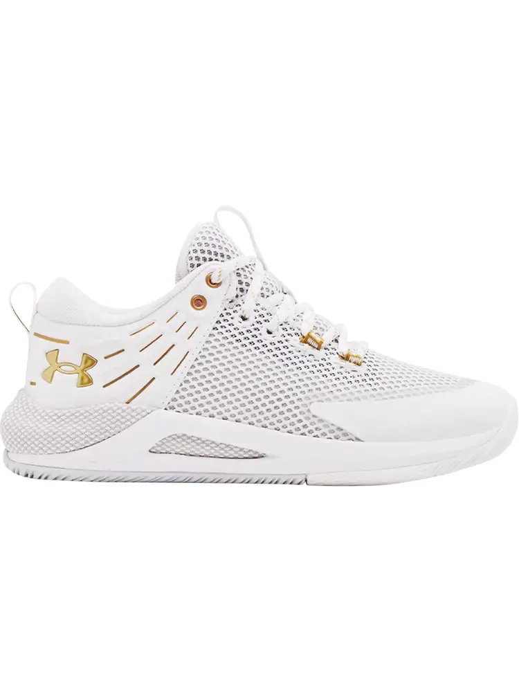 Кроссовки Under Armour Wmns HOVR Block City White Metallic Gold — изображение 1 из 1, белый