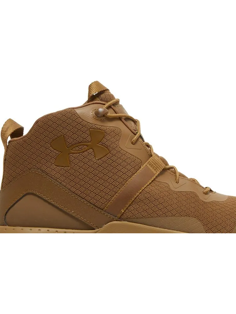 Ботинки Under Armour Micro G Valsetz Mid Coyote — изображение 2 из 8, коричневый