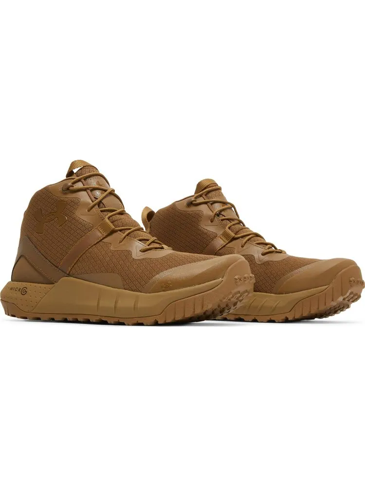 Ботинки Under Armour Micro G Valsetz Mid Coyote — изображение 8 из 8, коричневый