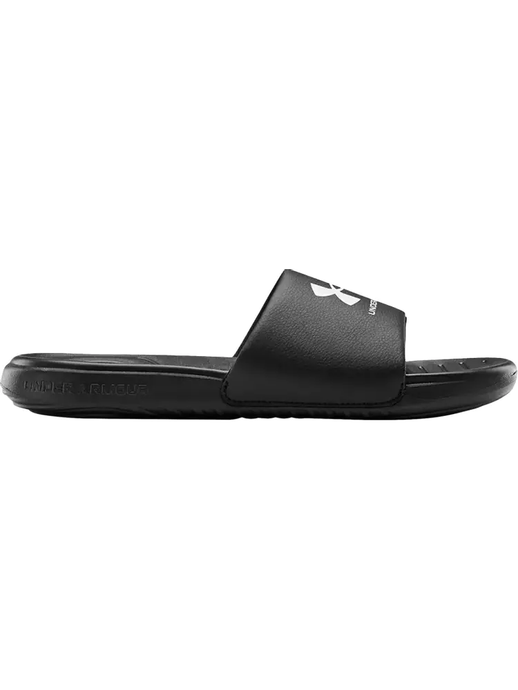 Сандалии Under Armour Ansa Fixed Slide Black White — изображение 1 из 1, черный