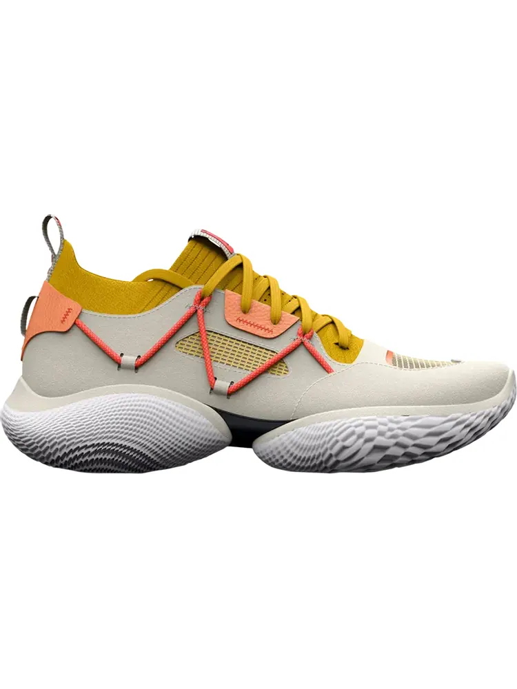Кроссовки Curry Flow Cozy 'Ivory Zeppelin Yellow' — изображение 1 из 1, бежевый