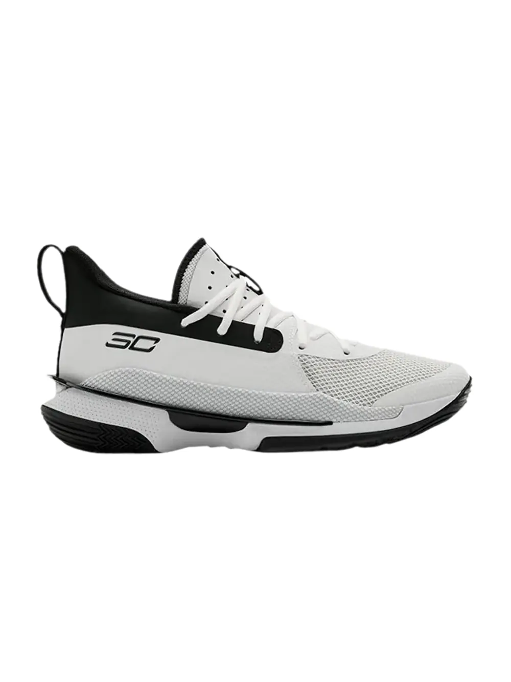 Кроссовки Curry 7 Team Under Armour — изображение 1 из 1, белый/белый/черный