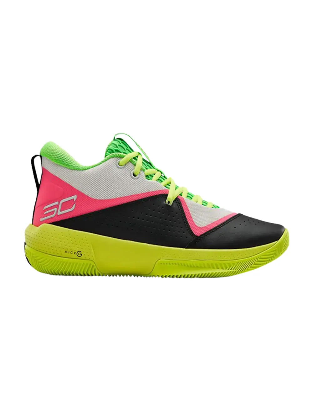 Кроссовки SC 3Zero 4 Under Armour — изображение 1 из 1, белый/-желтый