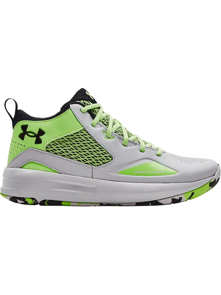 Кроссовки Under Armour Lockdown 5 Halo Grey Quirky Lime — изображение 1 из 1, серый