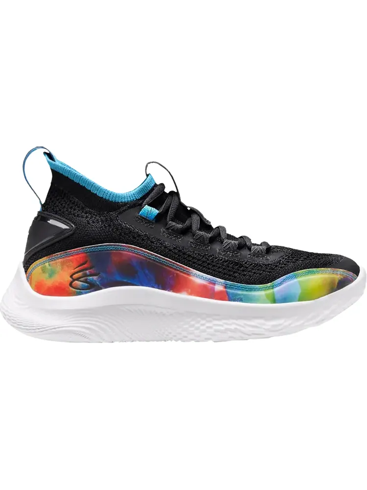 Кроссовки Curry Flow 8 GS Feel Good Flow — изображение 1 из 1, черный