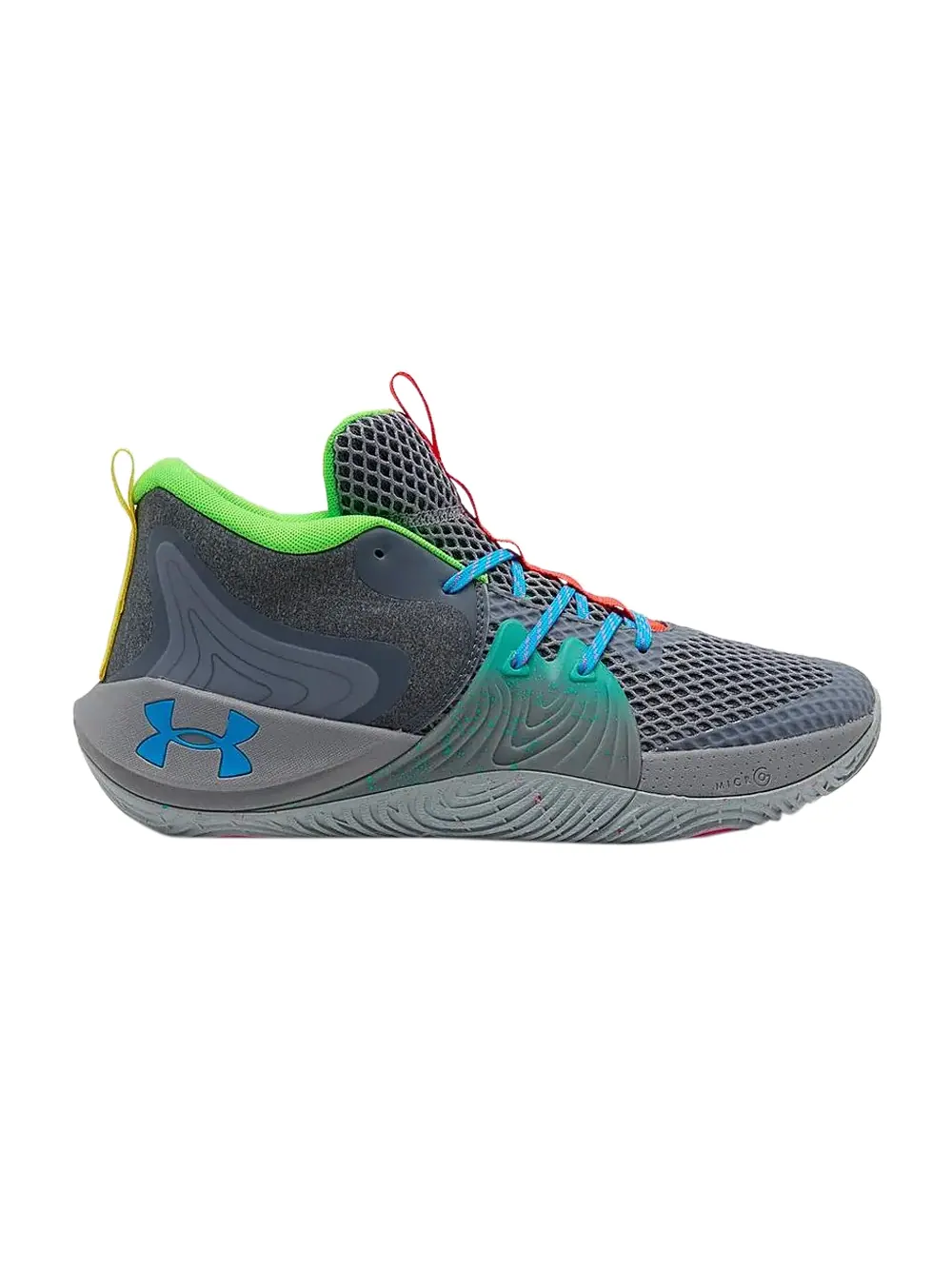 Кроссовки Embiid One Under Armour — изображение 1 из 1, серый/синий