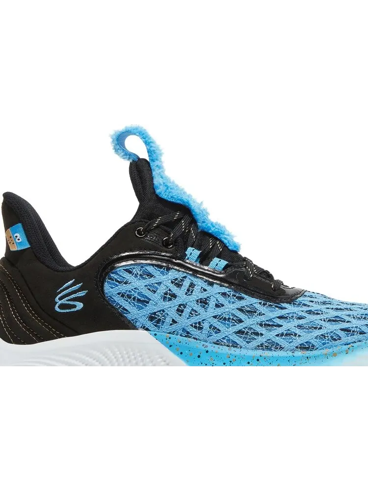 Кроссовки Sesame Street x Curry Flow 9 GS Street Pack - Cookie Monster — изображение 2 из 8, синий