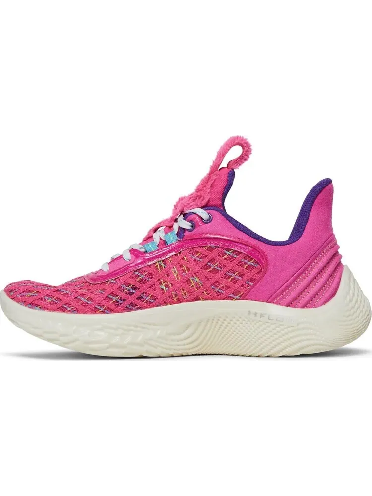 Кроссовки Sesame Street x Curry Flow 9 GS Street Pack - Abby Cadabby — изображение 3 из 8, розовый