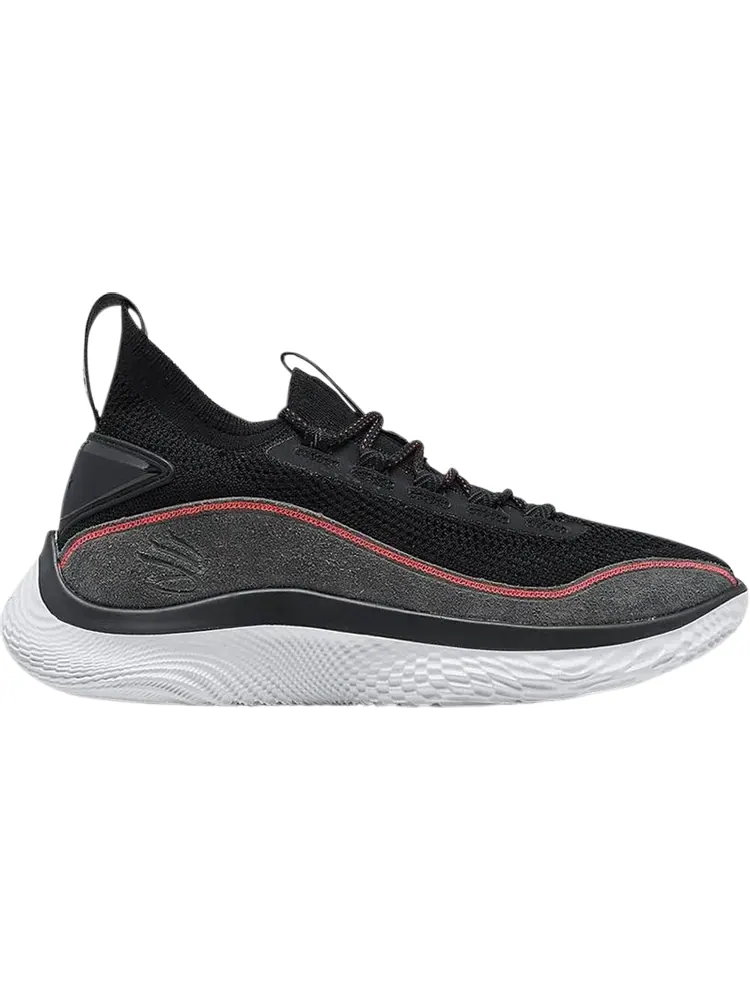 Кроссовки Curry Flow 8 Suede Beautiful Flow — изображение 1 из 1, черный